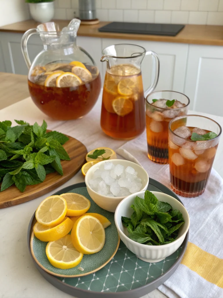 refreshing iced tea recipes