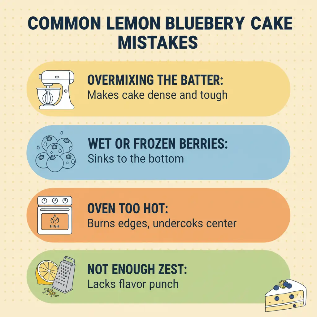 Lemon blueberry cake