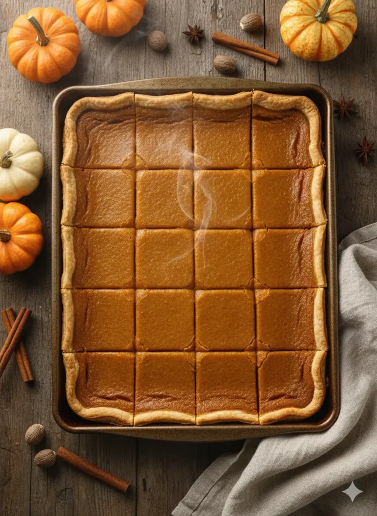 Easy Sheet Pan Pumpkin Pie