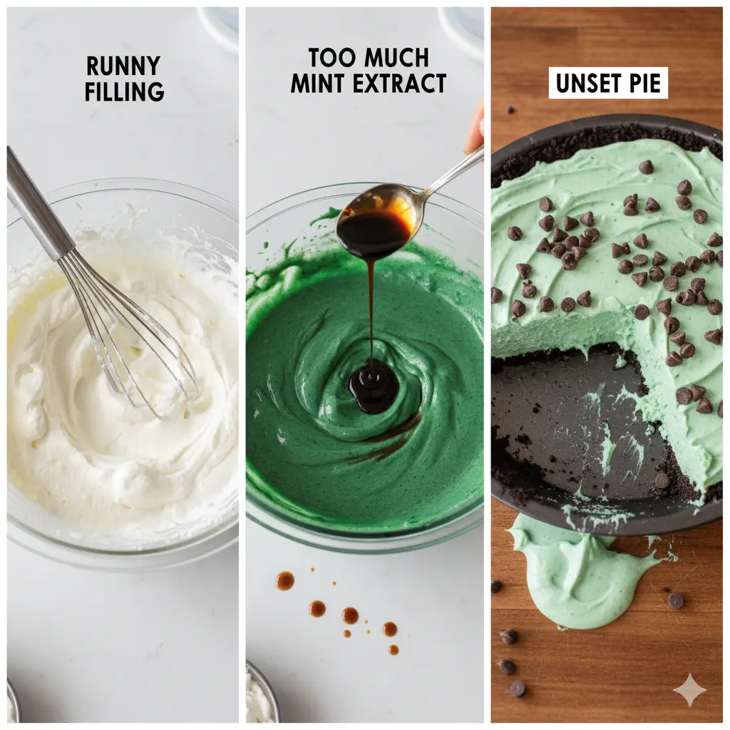 Mint Chocolate Chip Pie