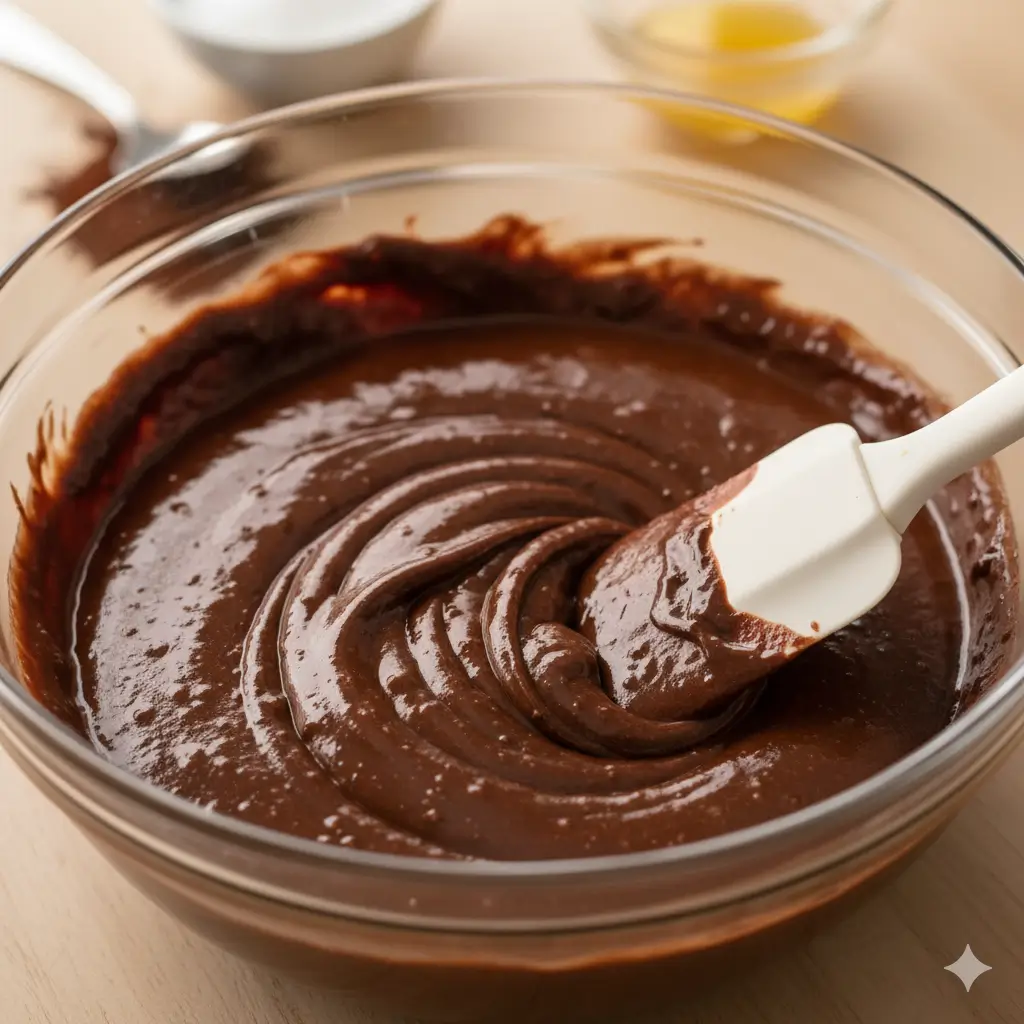 fudgy caramel layered brownie