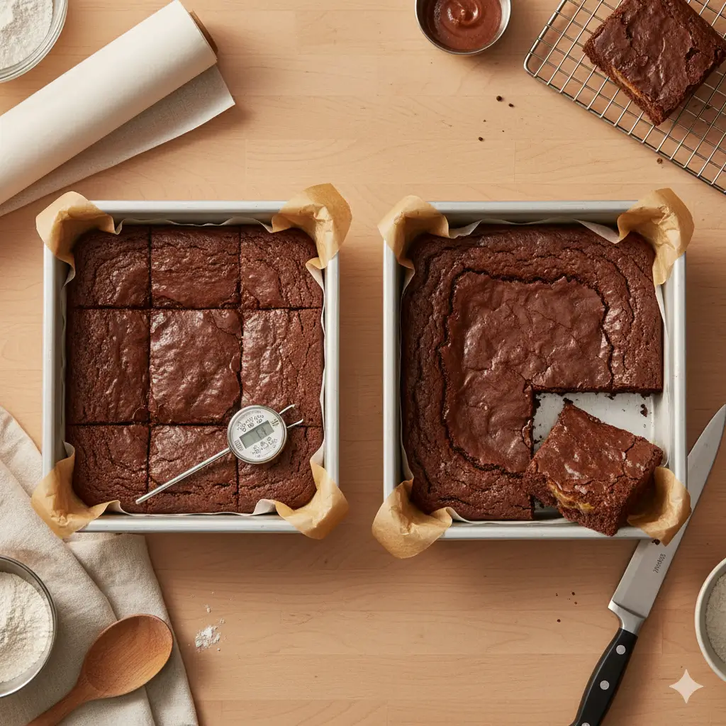 fudgy caramel layered brownie