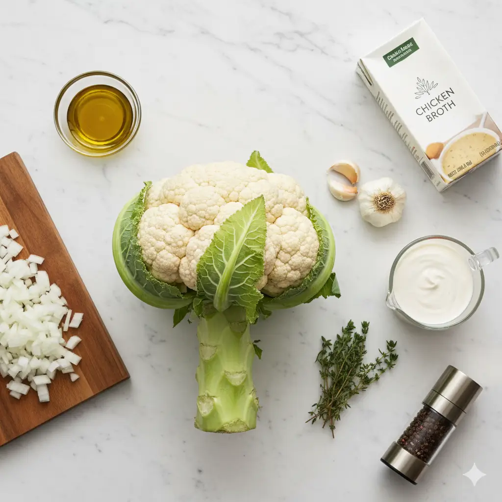 Easy Cauliflower Soup Recipe