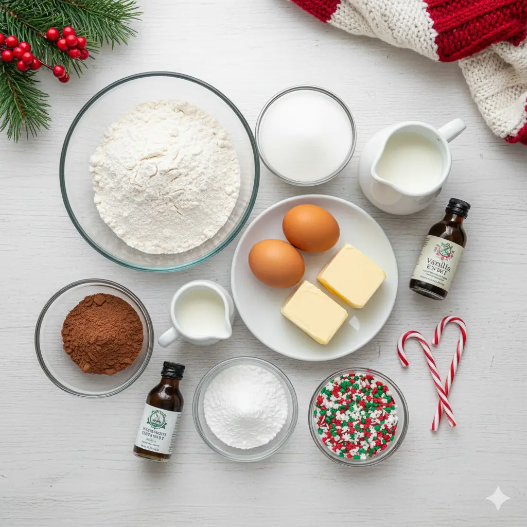 Easy Christmas Cupcakes