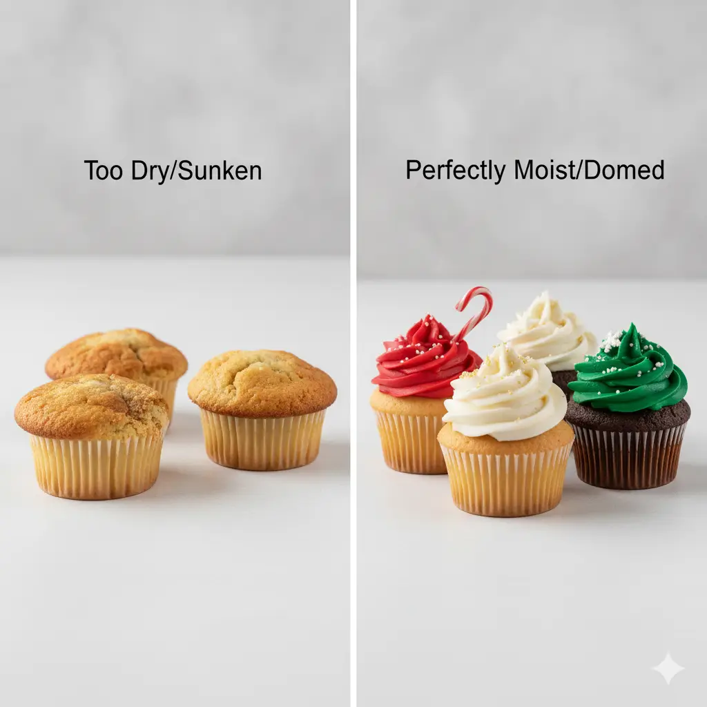 Easy Christmas Cupcakes