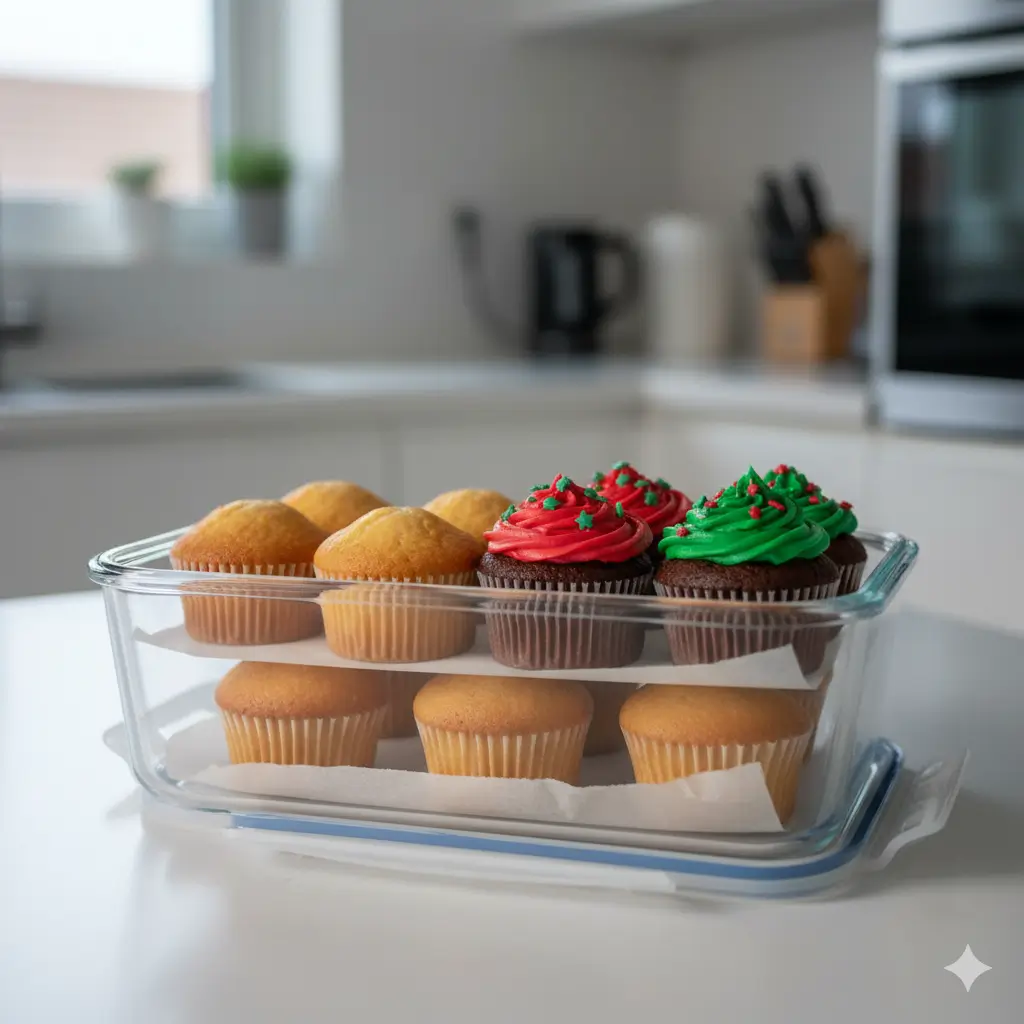 Easy Christmas Cupcakes