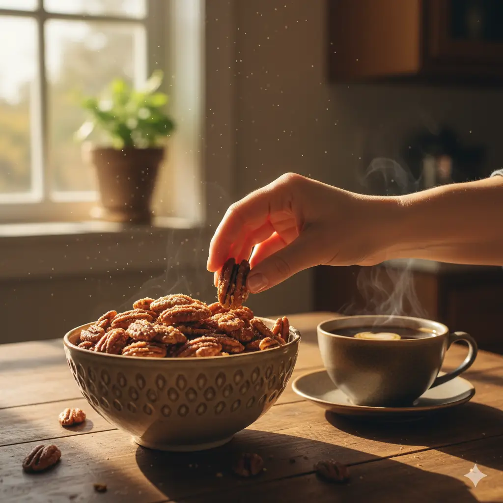 Easy Homemade Candied Pecans