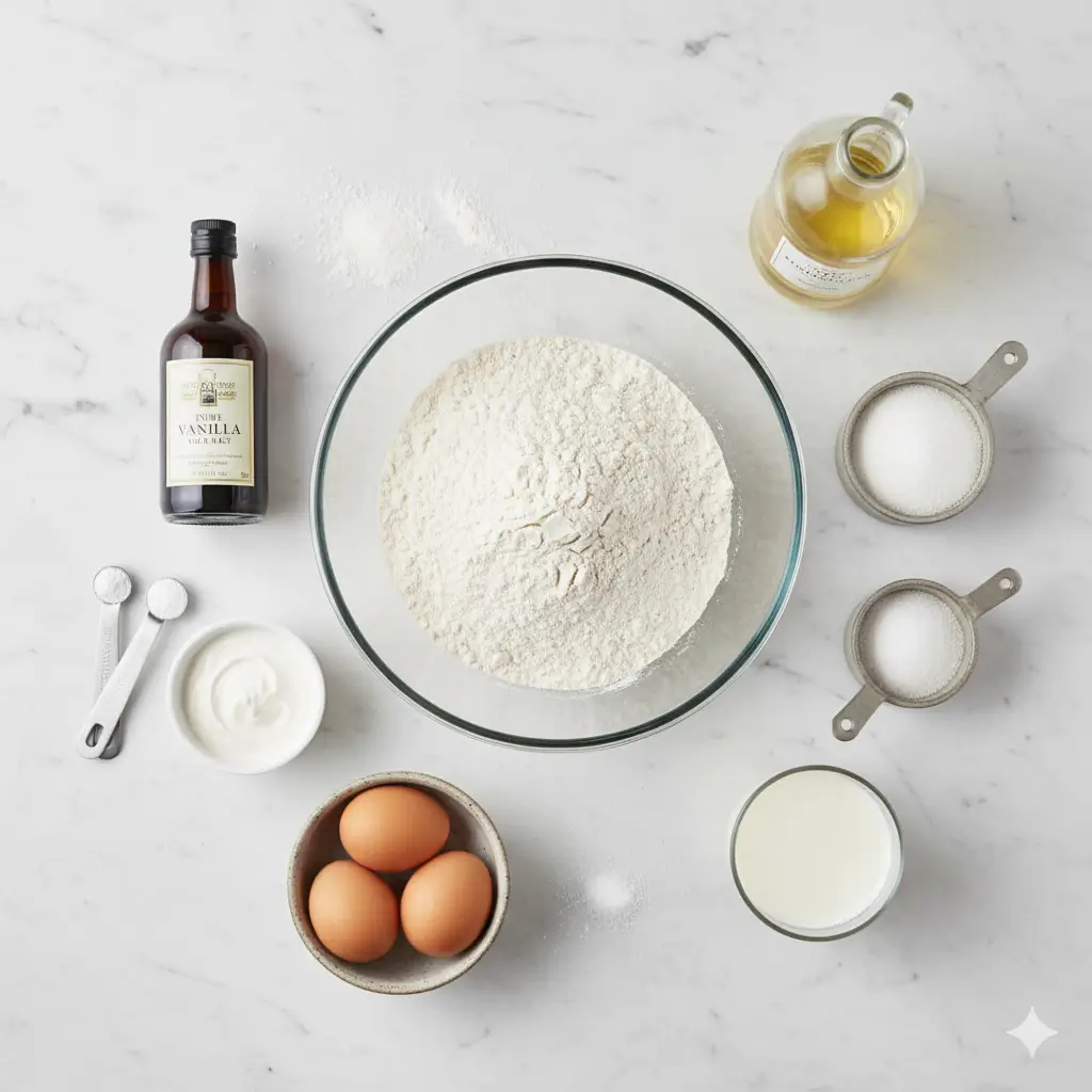 Easy vanilla cake recipe