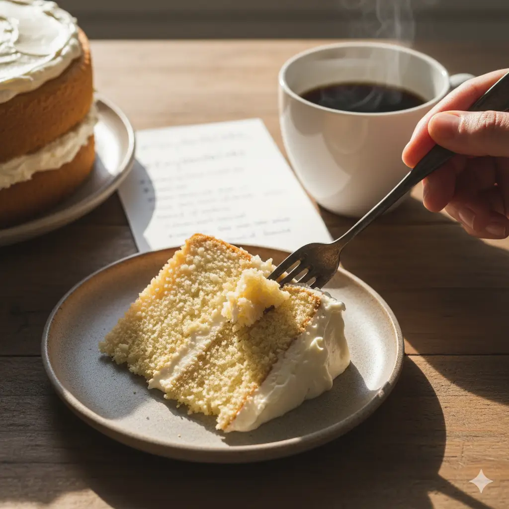 Easy vanilla cake recipe