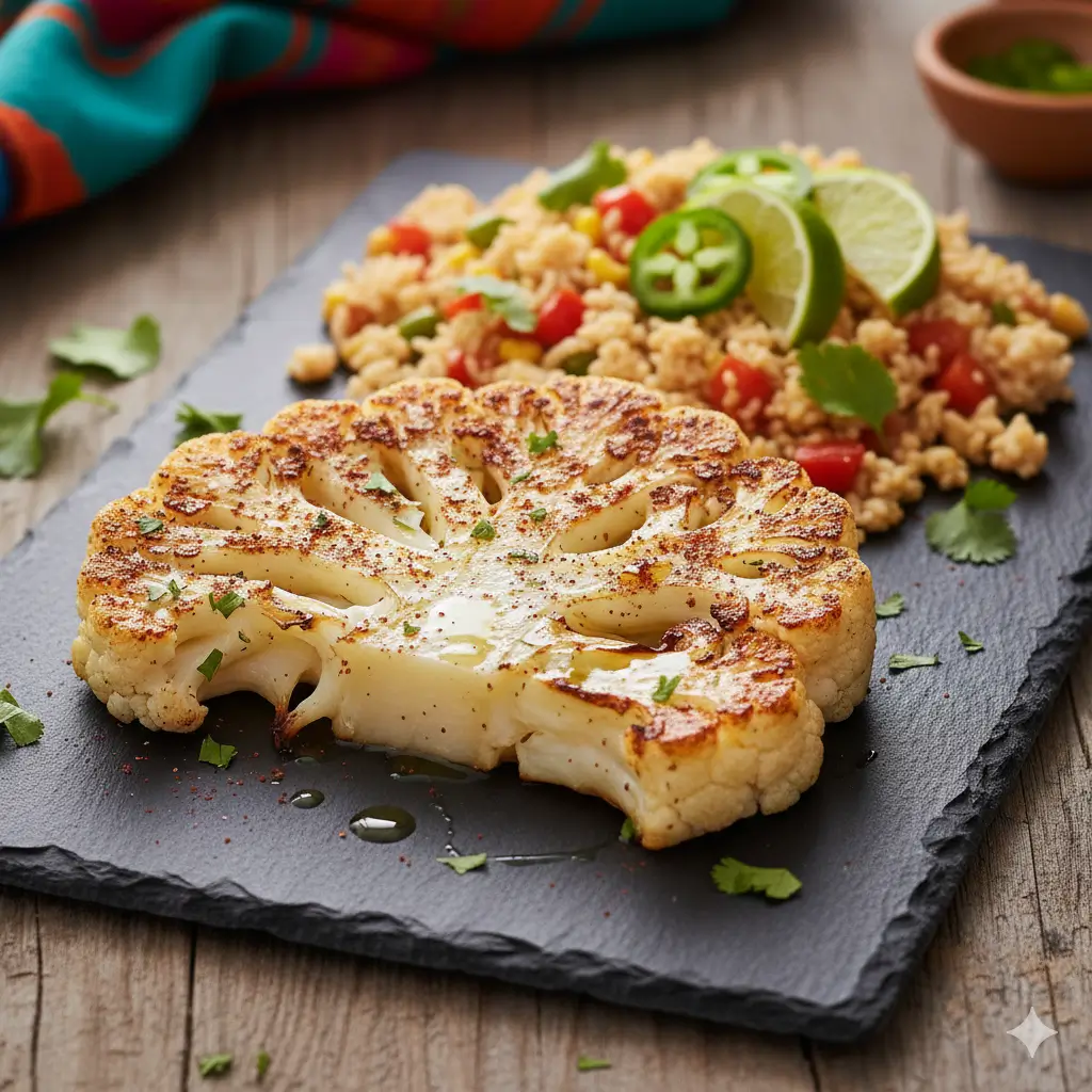 Mexican cauliflower fried rice