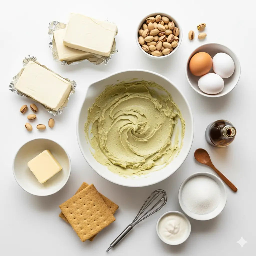 pistachio cheesecake cups