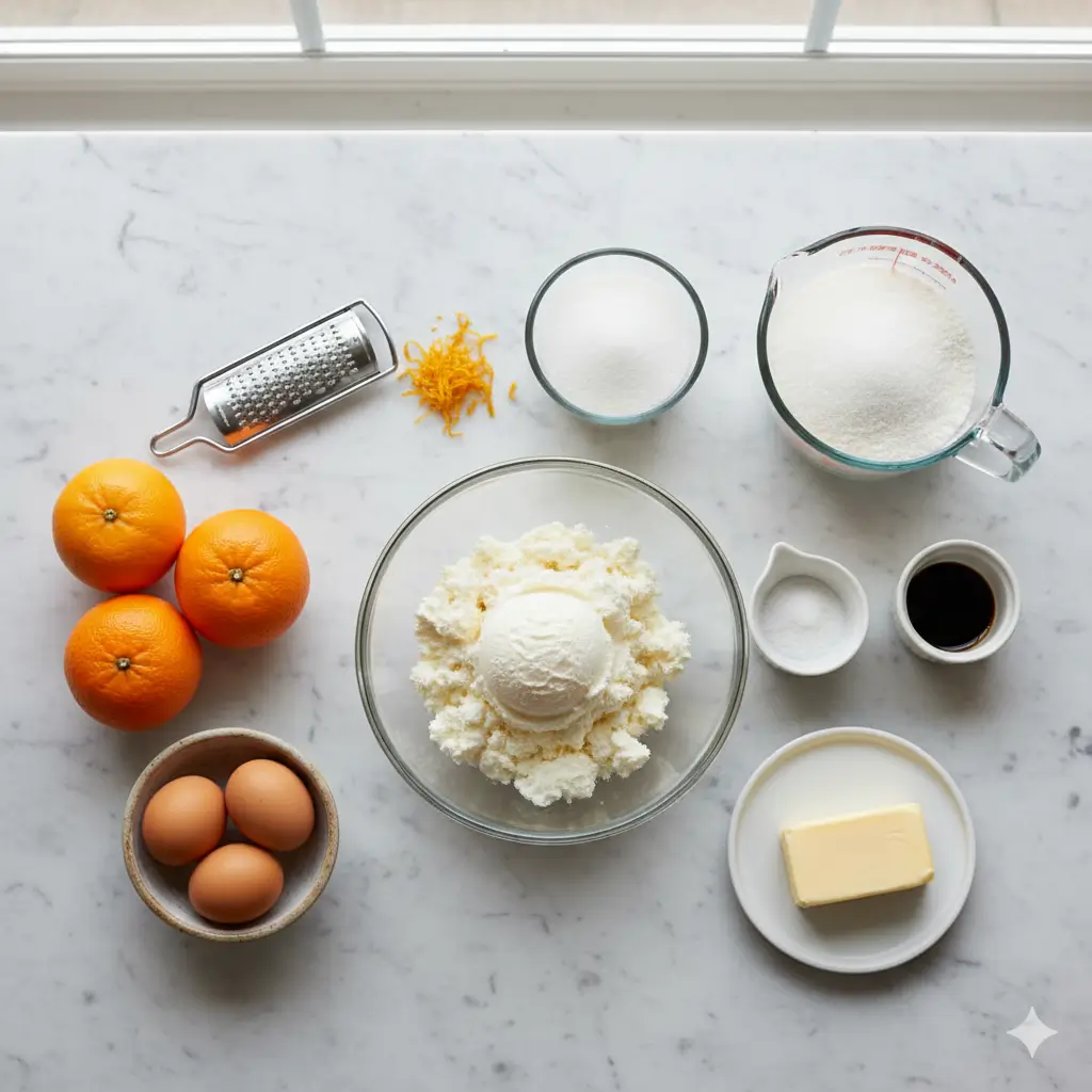Ricotta Cookies with Orange Zest