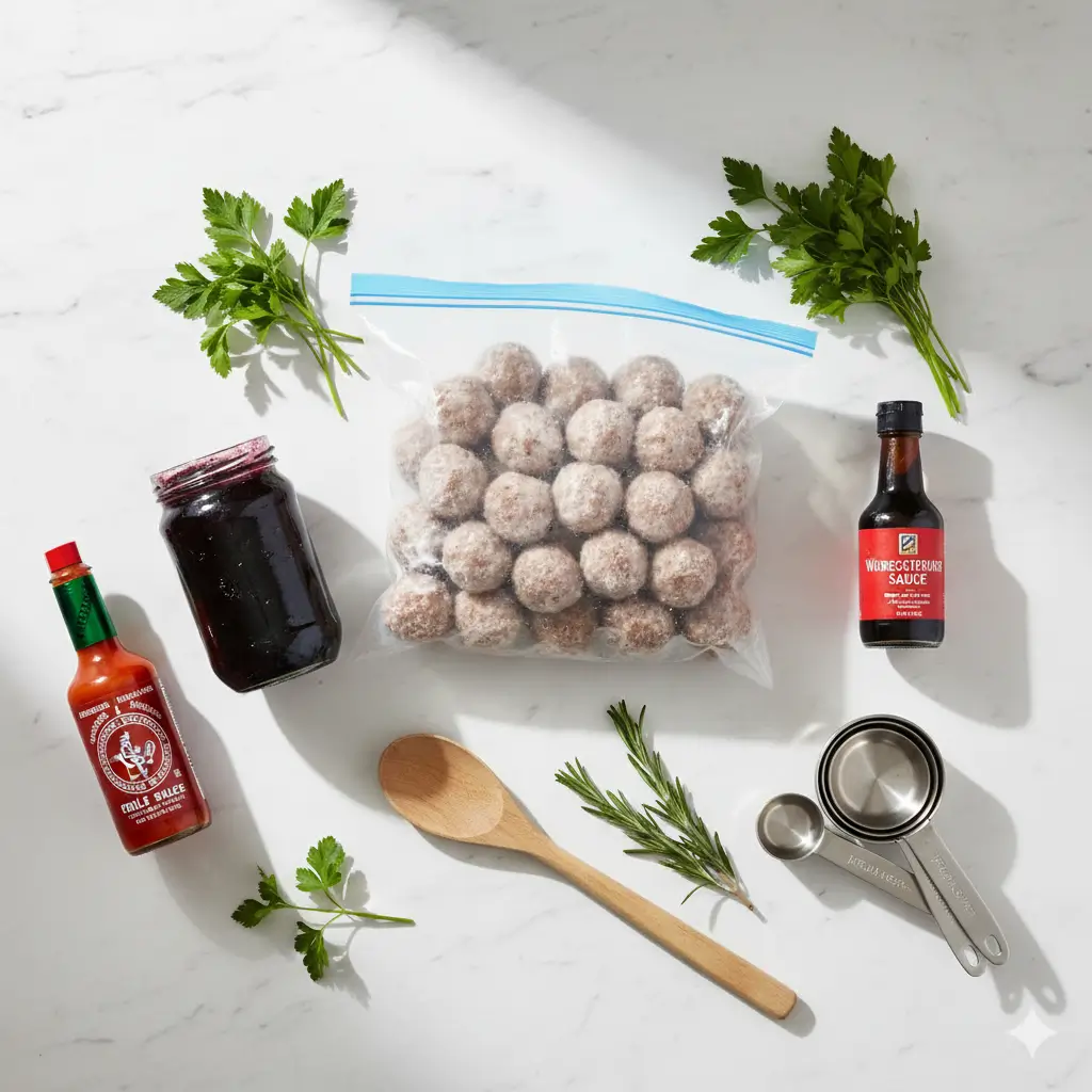 Slow Cooker Cocktail Meatballs