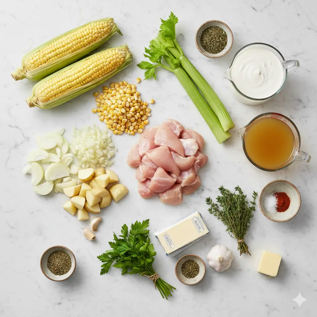 Creamy Chicken and Corn Chowder