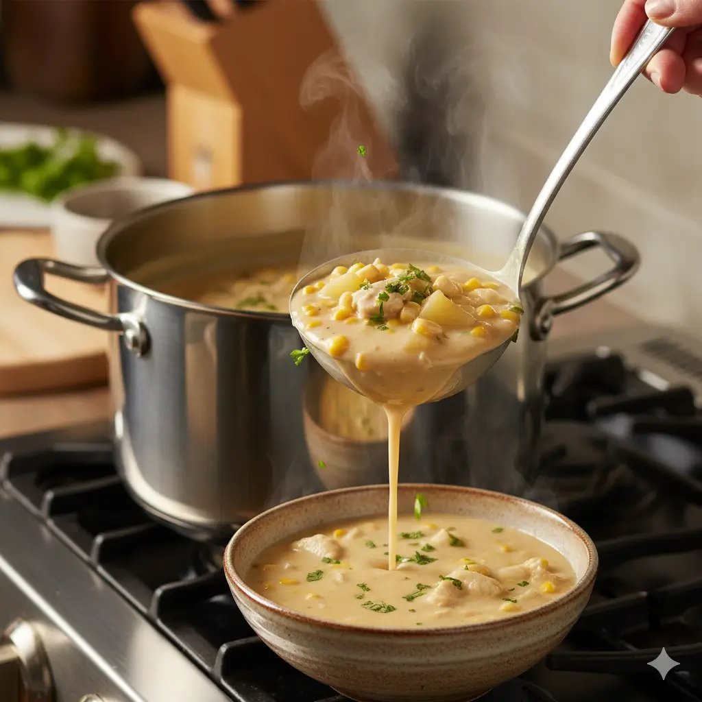Creamy Chicken and Corn Chowder