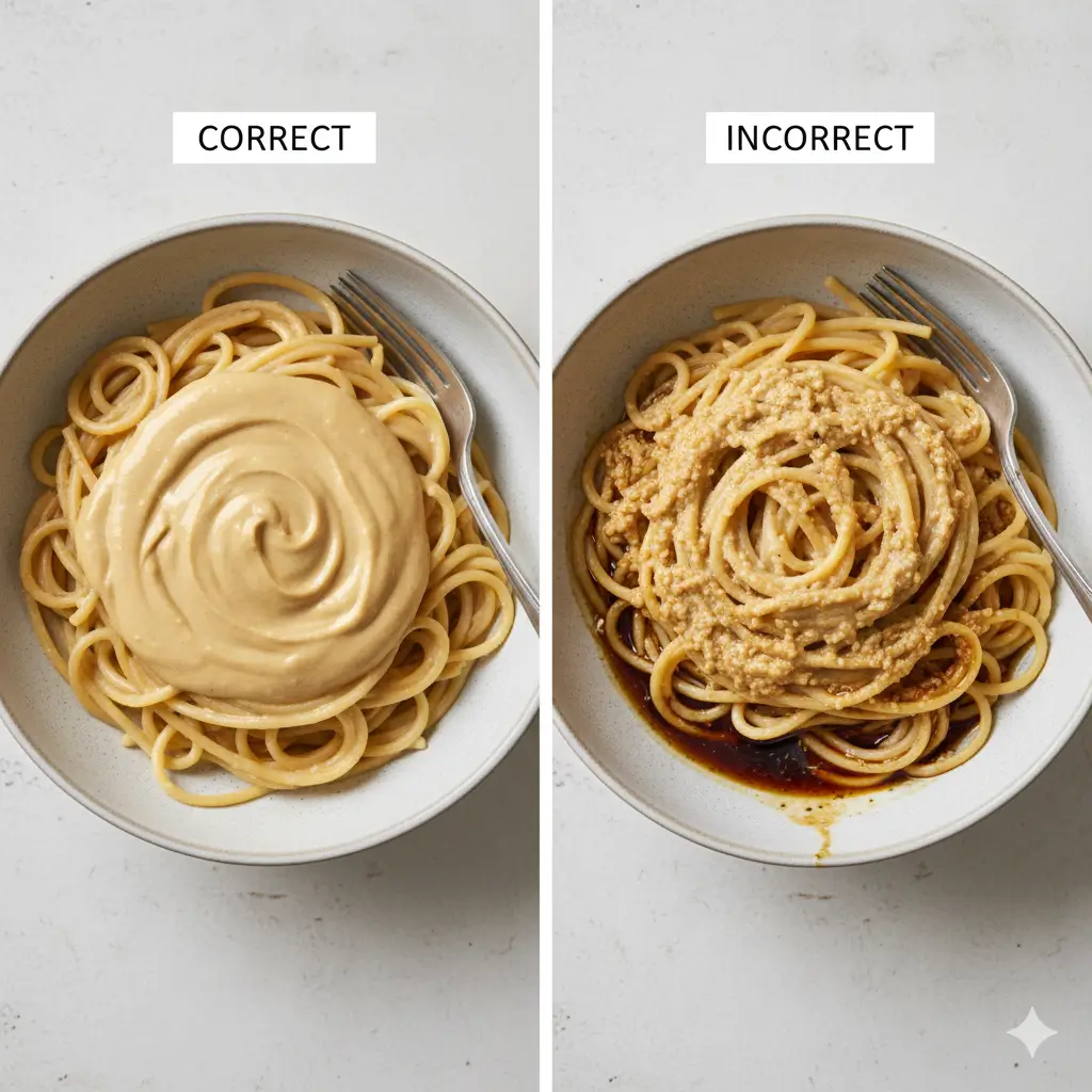 Creamy Tahini Pasta Sauce