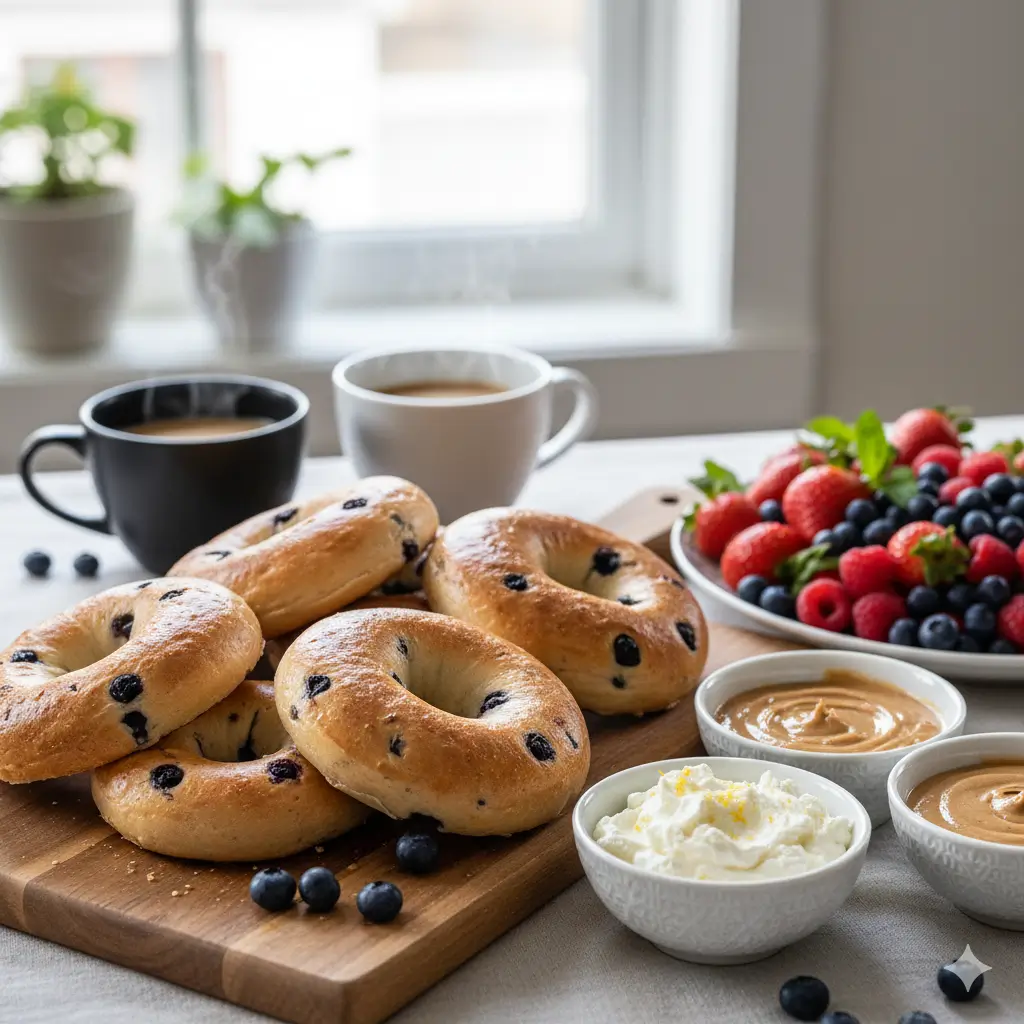 Easy Blueberry Bagel Recipe