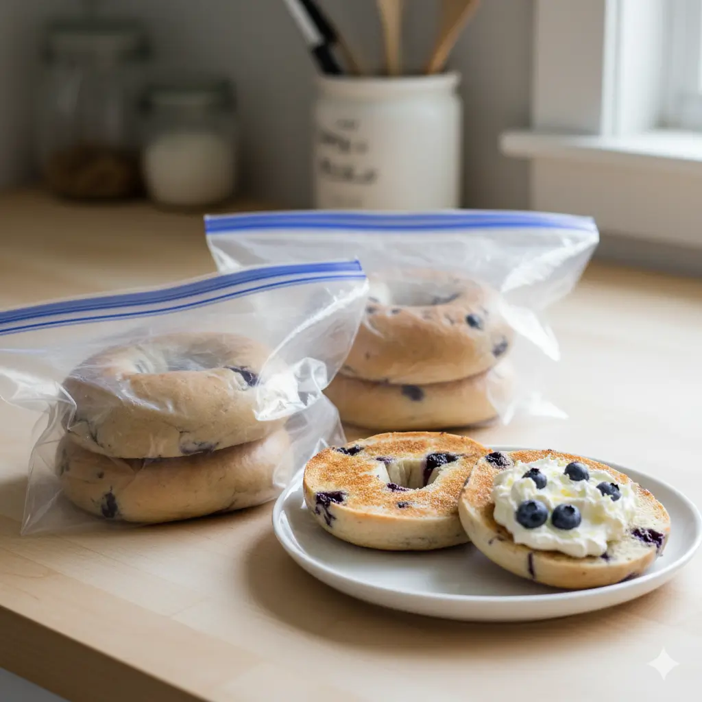 Easy Blueberry Bagel Recipe