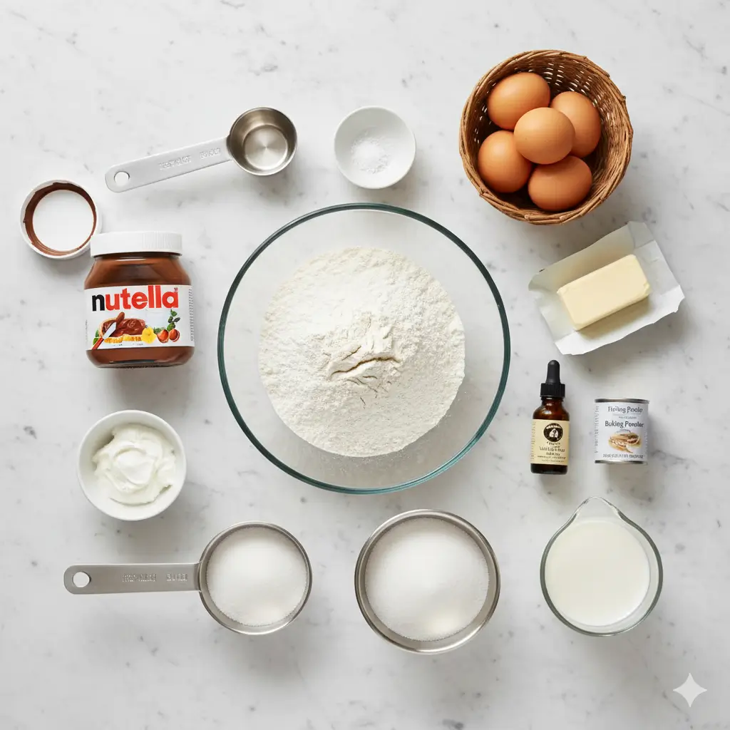 Moist Nutella Pound Cake