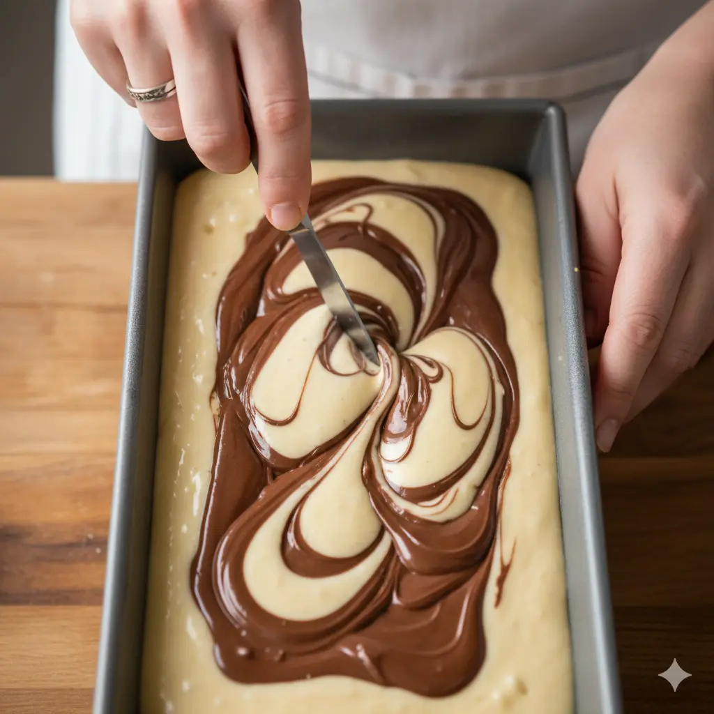 Moist Nutella Pound Cake