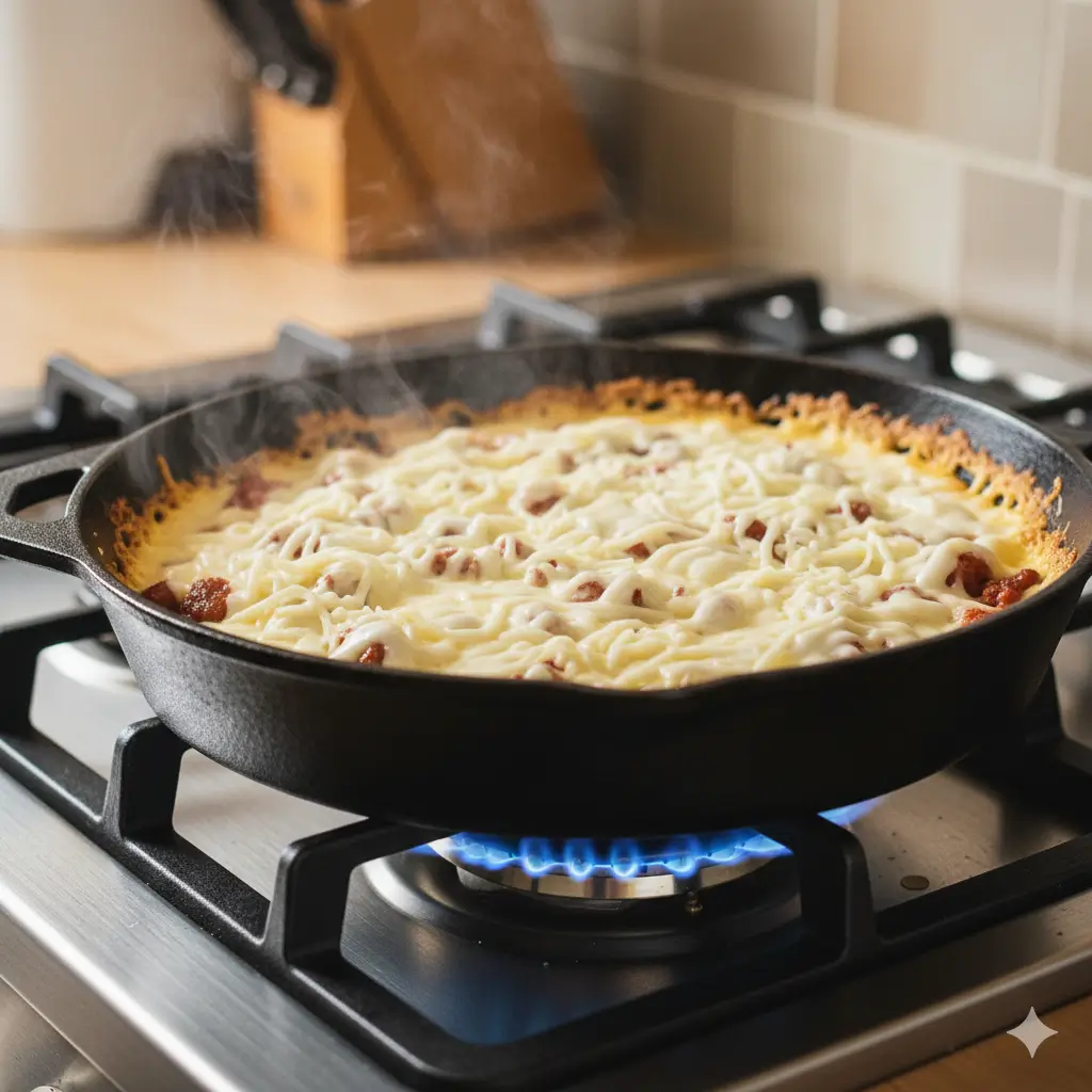 Queso Fundido with Chorizo