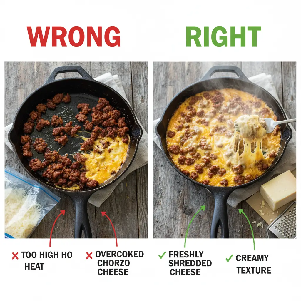 Queso Fundido with Chorizo