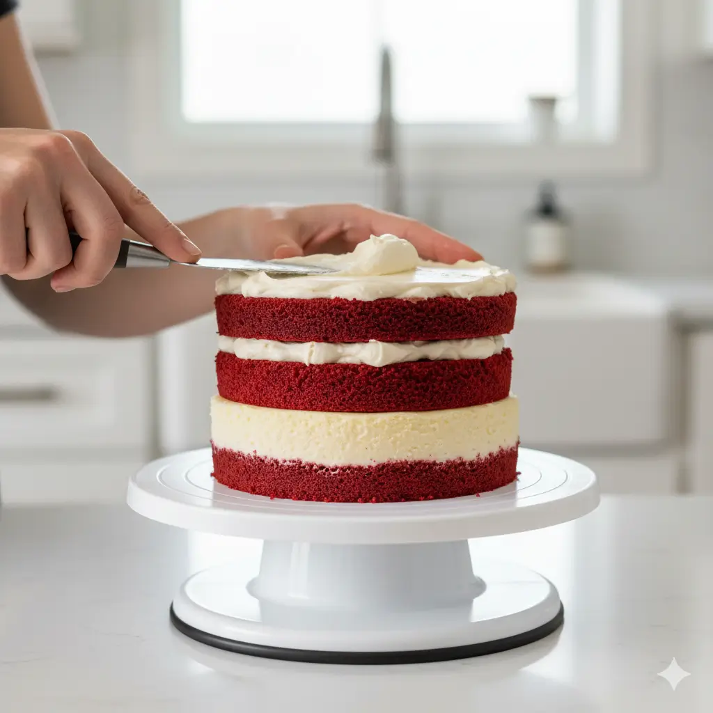 Red Velvet Cheesecake Layer Cake