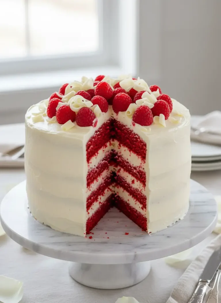 Red Velvet Cheesecake Layer Cake