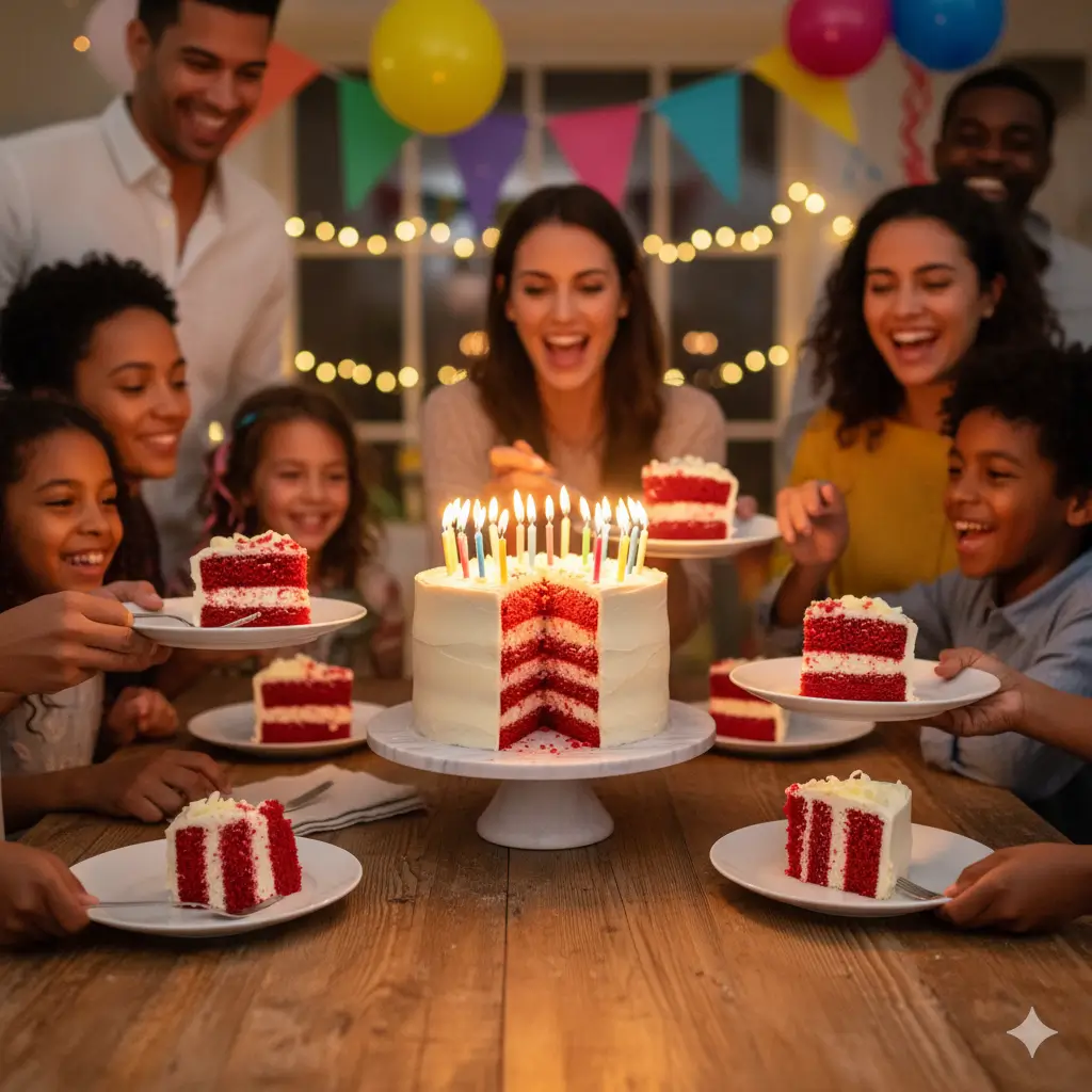 Red Velvet Cheesecake Layer Cake