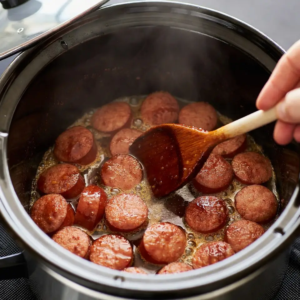 Slow Cooker Kielbasa Bites