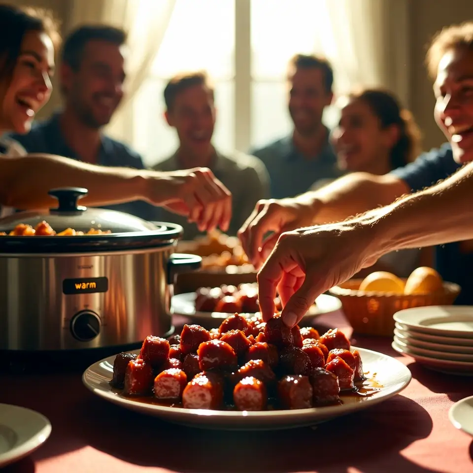 Slow Cooker Kielbasa Bites