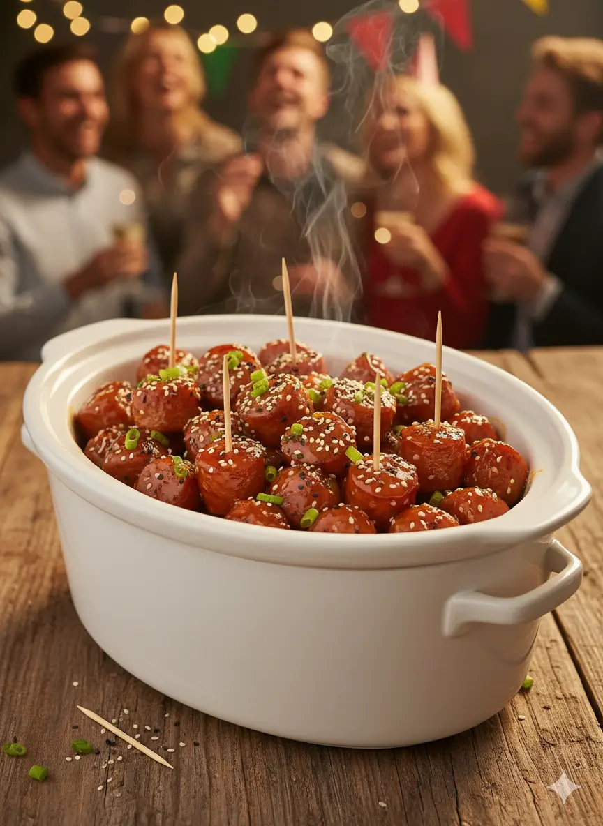 Slow Cooker Kielbasa Bites