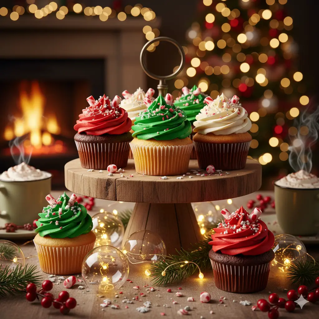 Easy Christmas Cupcakes