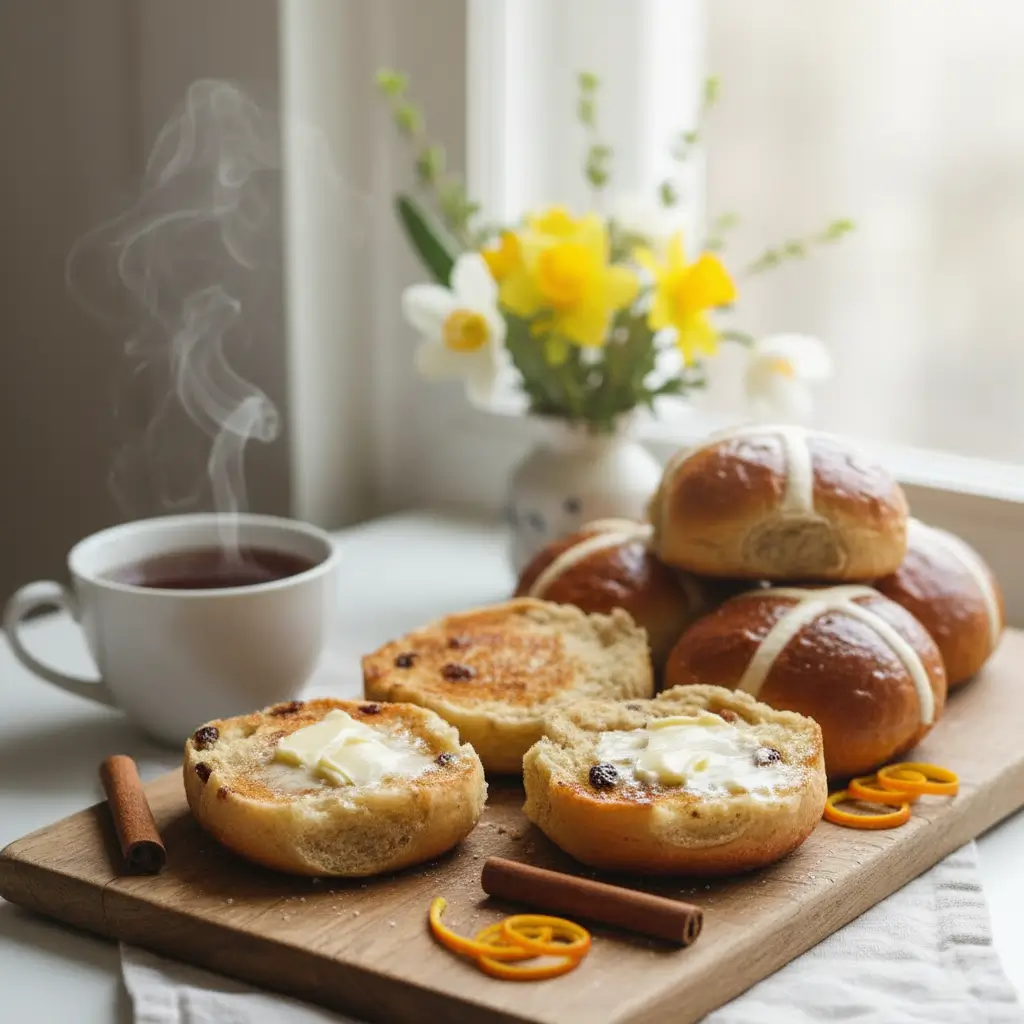 Easy Hot Cross Buns Recipe