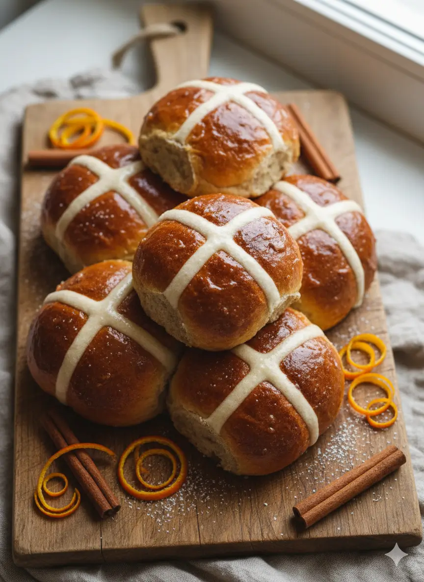 Easy Hot Cross Buns Recipe