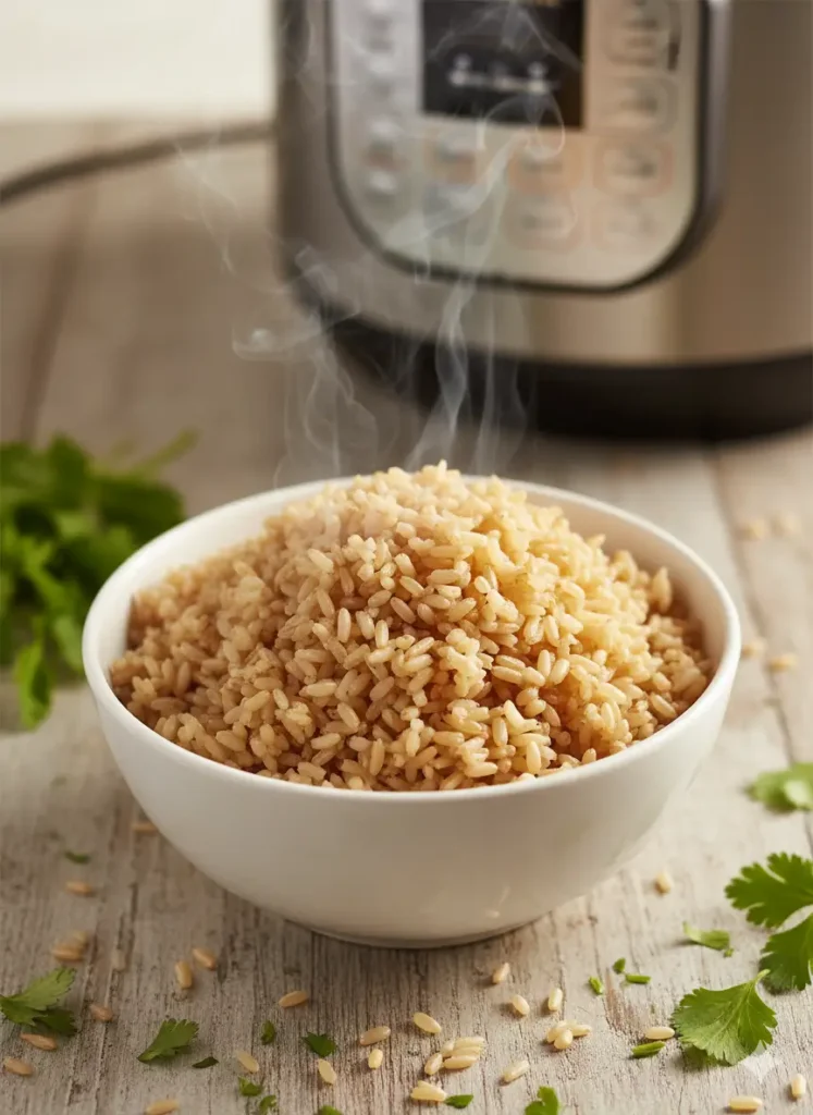 Instant Pot Brown Rice Recipe in 5 Easy Steps