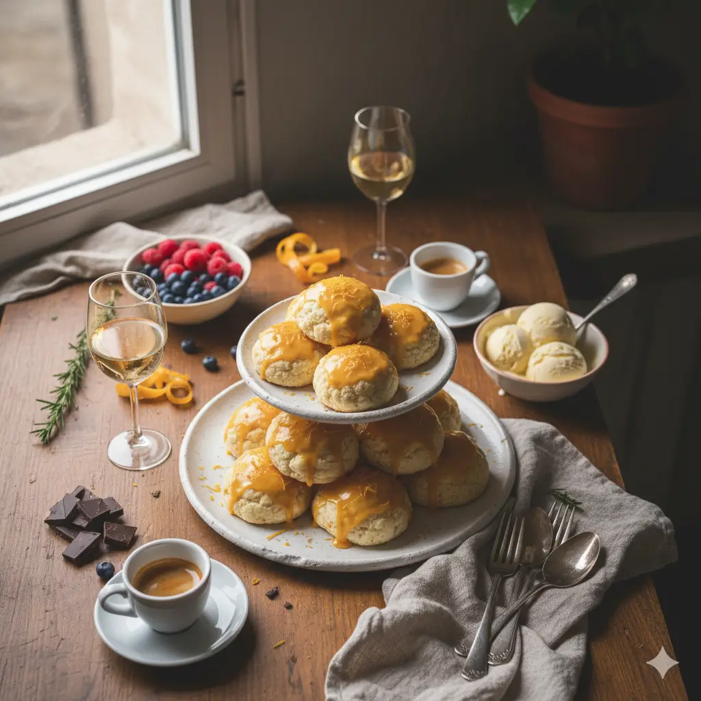 Ricotta Cookies with Orange Zest
