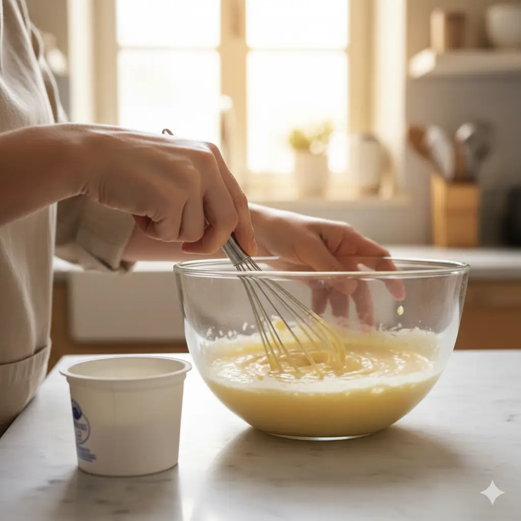 easy yoghurt pot cake