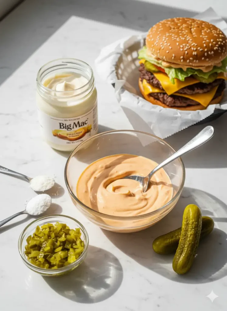 Homemade Big Mac Sauce: 5 Minutes to Perfect Copycat Recipe