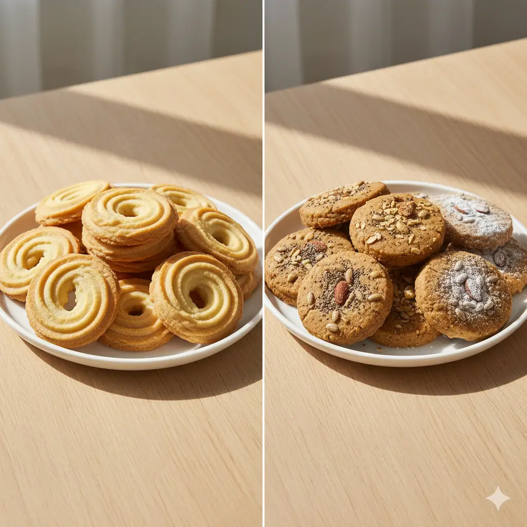 piped butter biscuits recipe