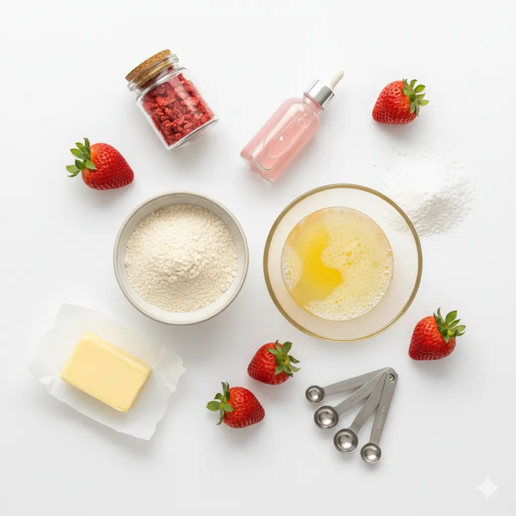 strawberry milkshake macarons