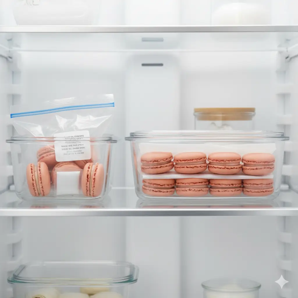 strawberry milkshake macarons