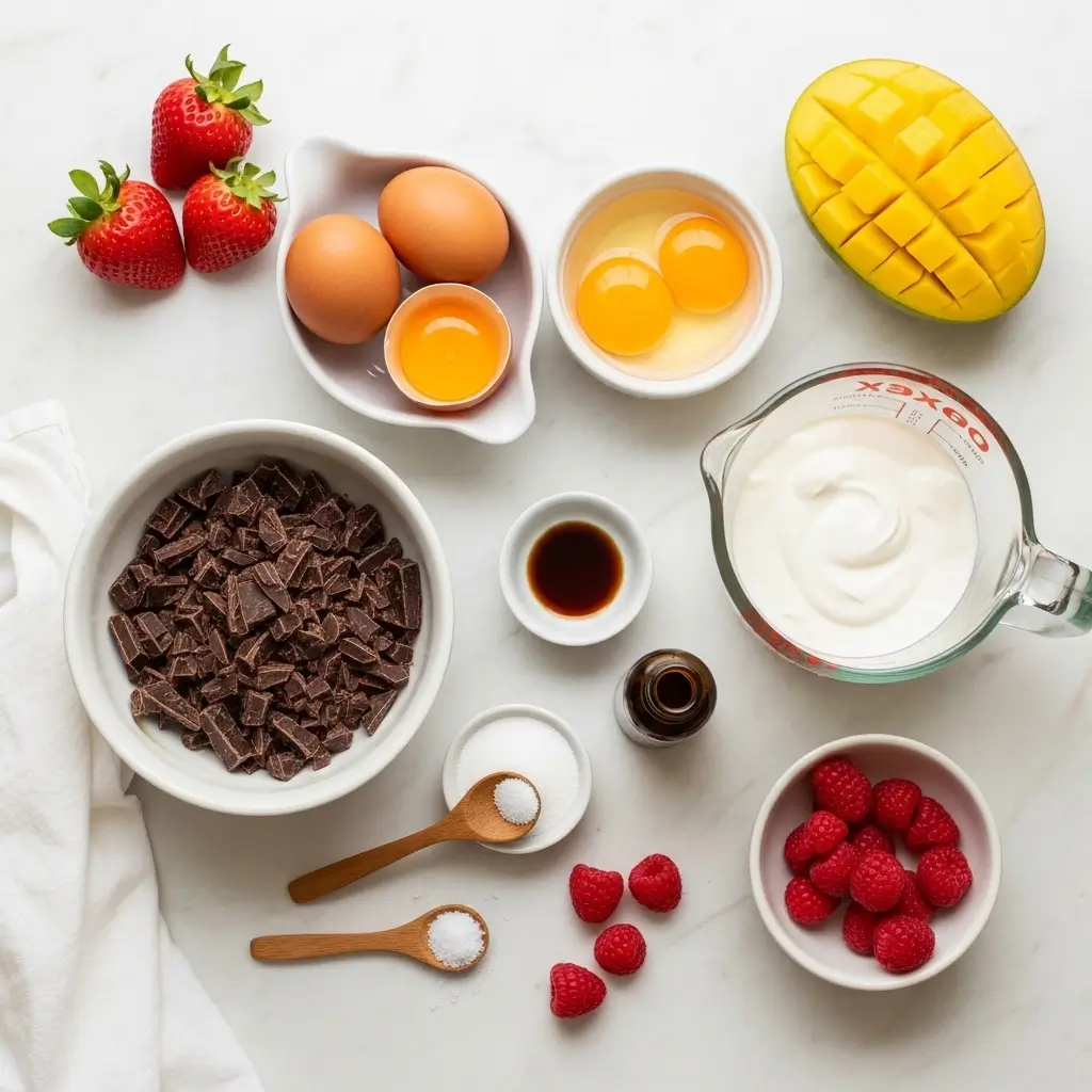 homemade mousse desserts