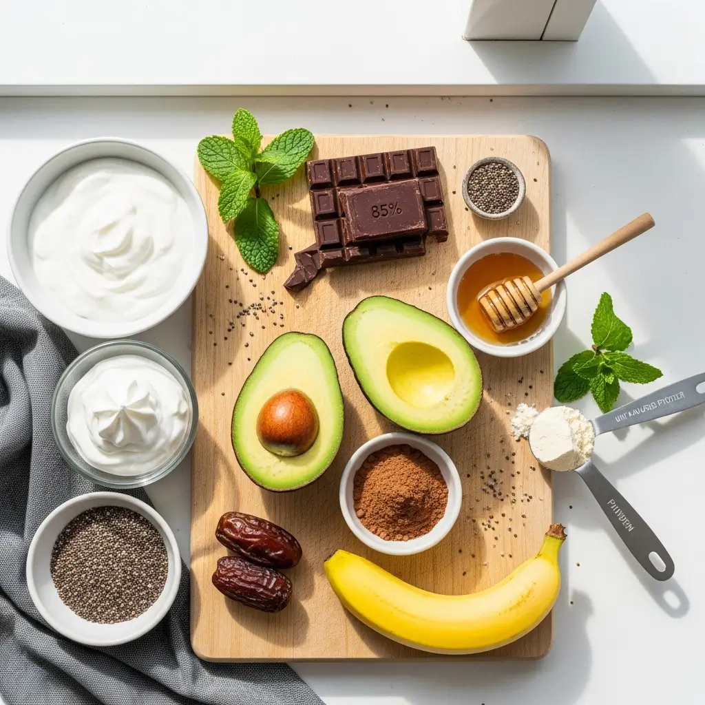 homemade mousse desserts