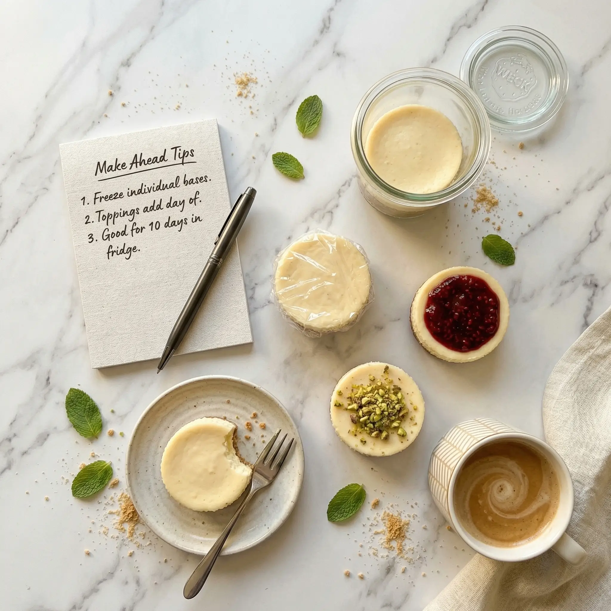 mini cheesecakes no bake