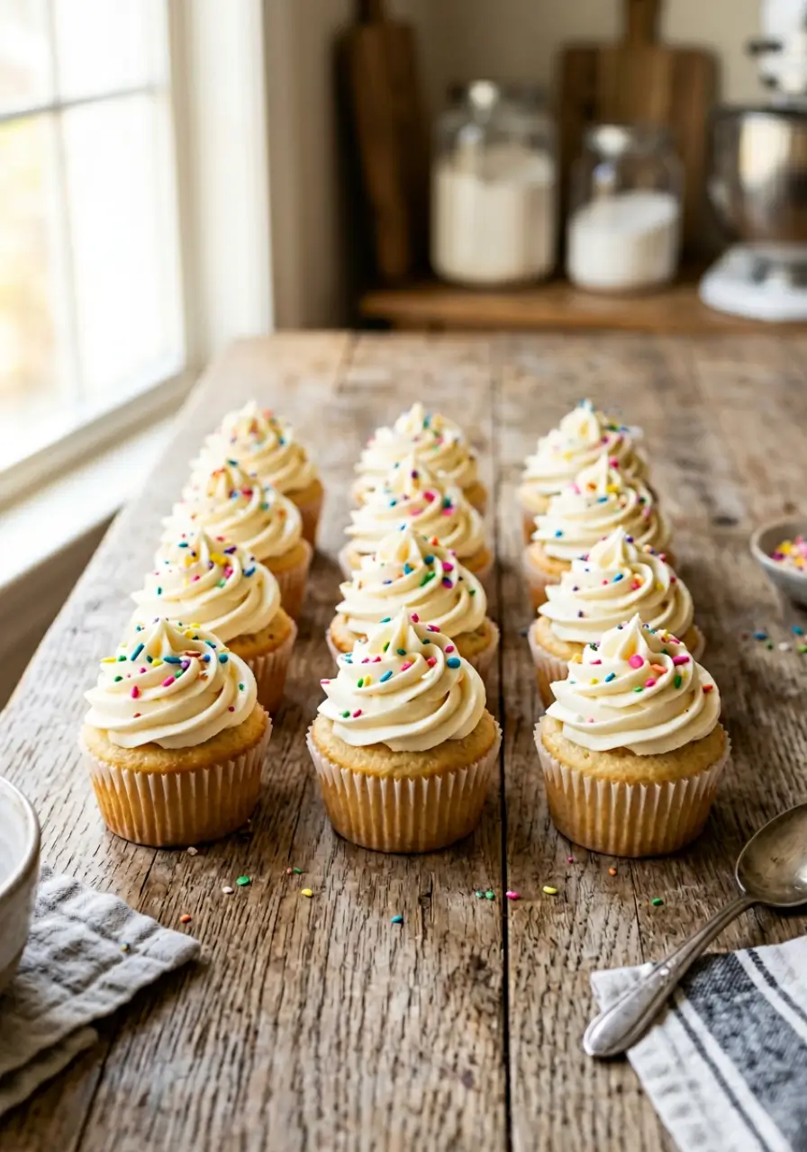 moist vanilla cupcakes
