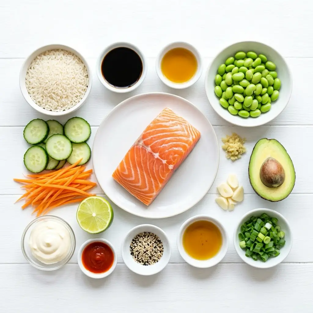 salmon rice bowl ideas