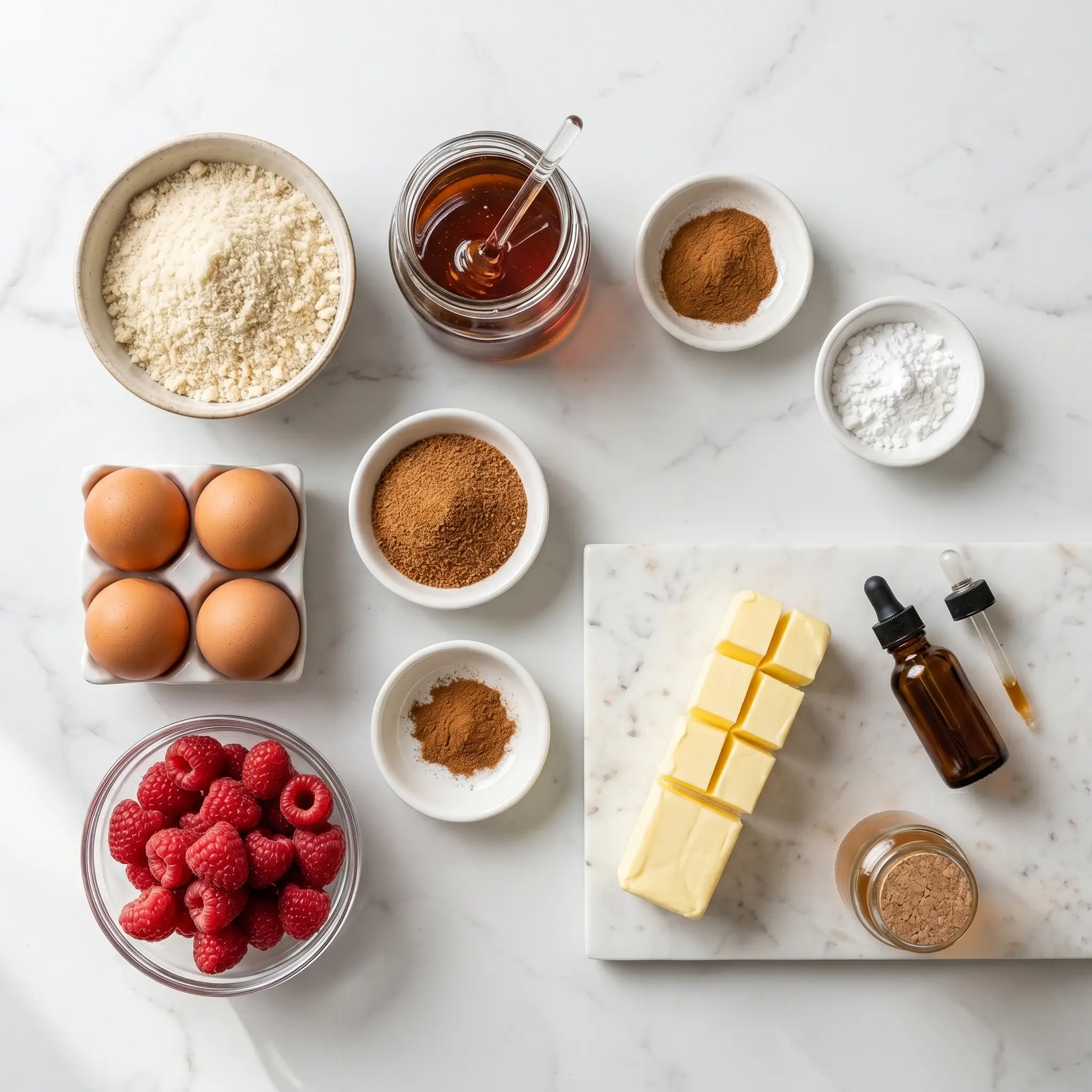 Almond Flour Raspberry Crumb Cake