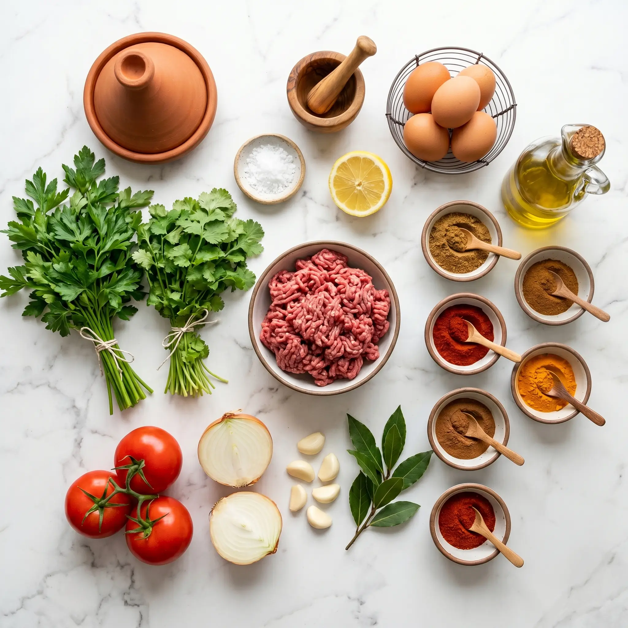 Authentic Moroccan Kefta Tagine