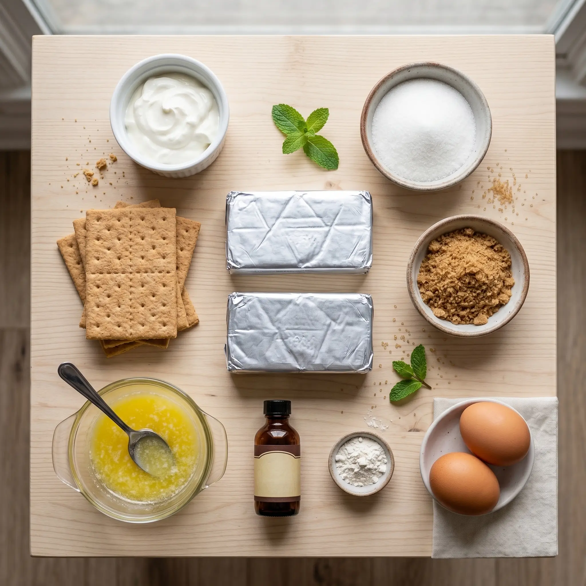 Crackly Top Cheesecake Bars